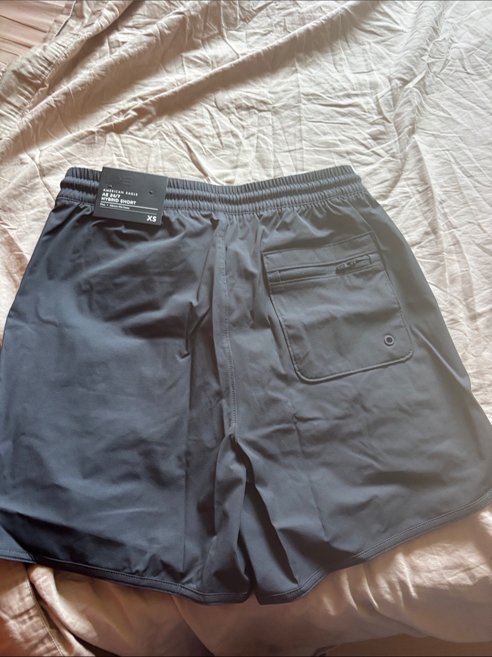 American Eagle Outfitters Men’s Hybrid Shorts - Charcoal